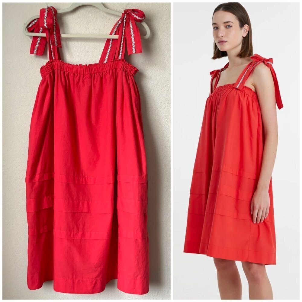 Devotion TWINS Bright Red Midi Dress